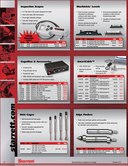 starrett promo 11.2